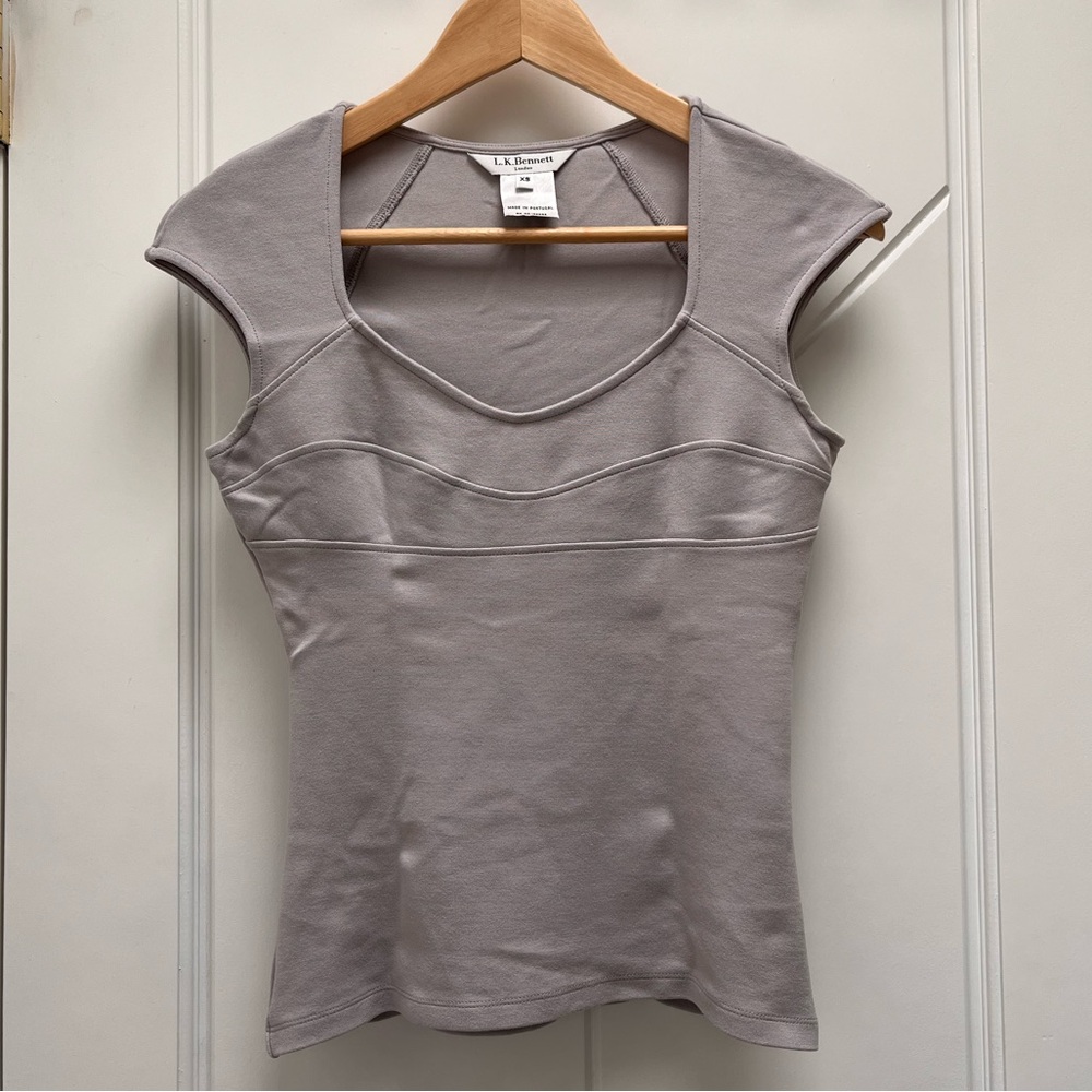 L.K. BENNETT structured top XS